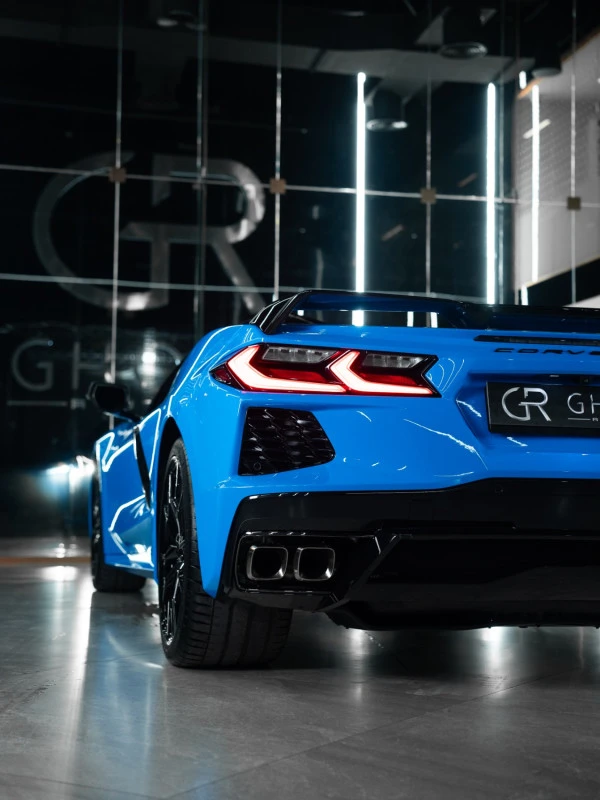  Blue Chevrolet Corvette C8 STINGRAY 3LT Photo 5