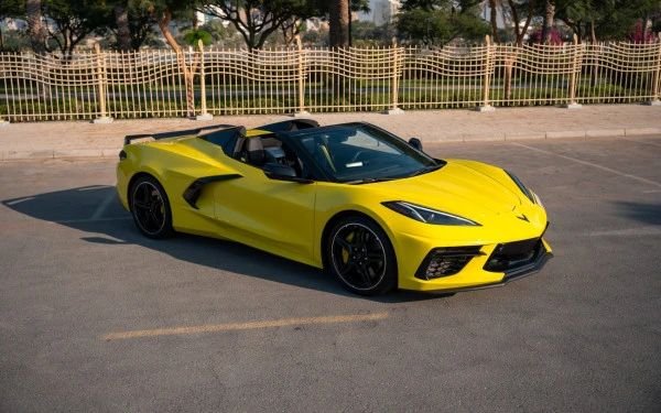  Yellow Chevrolet Corvette Photo 8